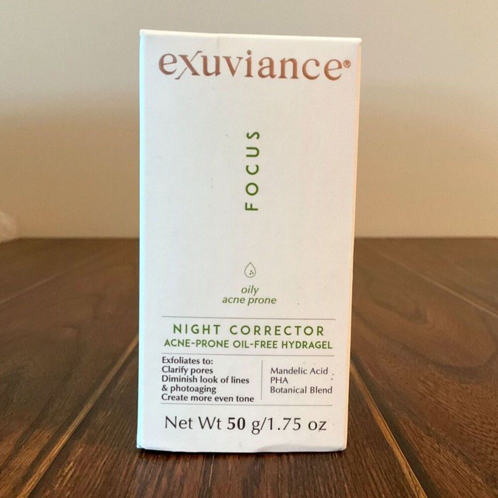 Exuviance - Night Corrector Hydrating Gel Face Moisturizer - Brand New
